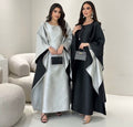 Butterfly Abaya Two-Tone