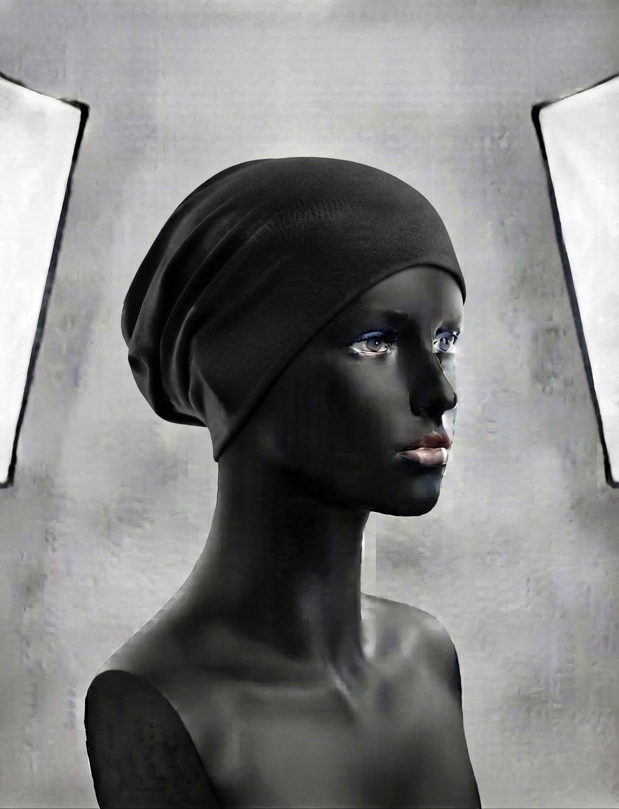 The Essential Stretch-Cotton Slouchy Undercap / Tube Bonnet