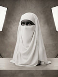 The Mariam Full-Coverage Draped Two-Layer Niqab
