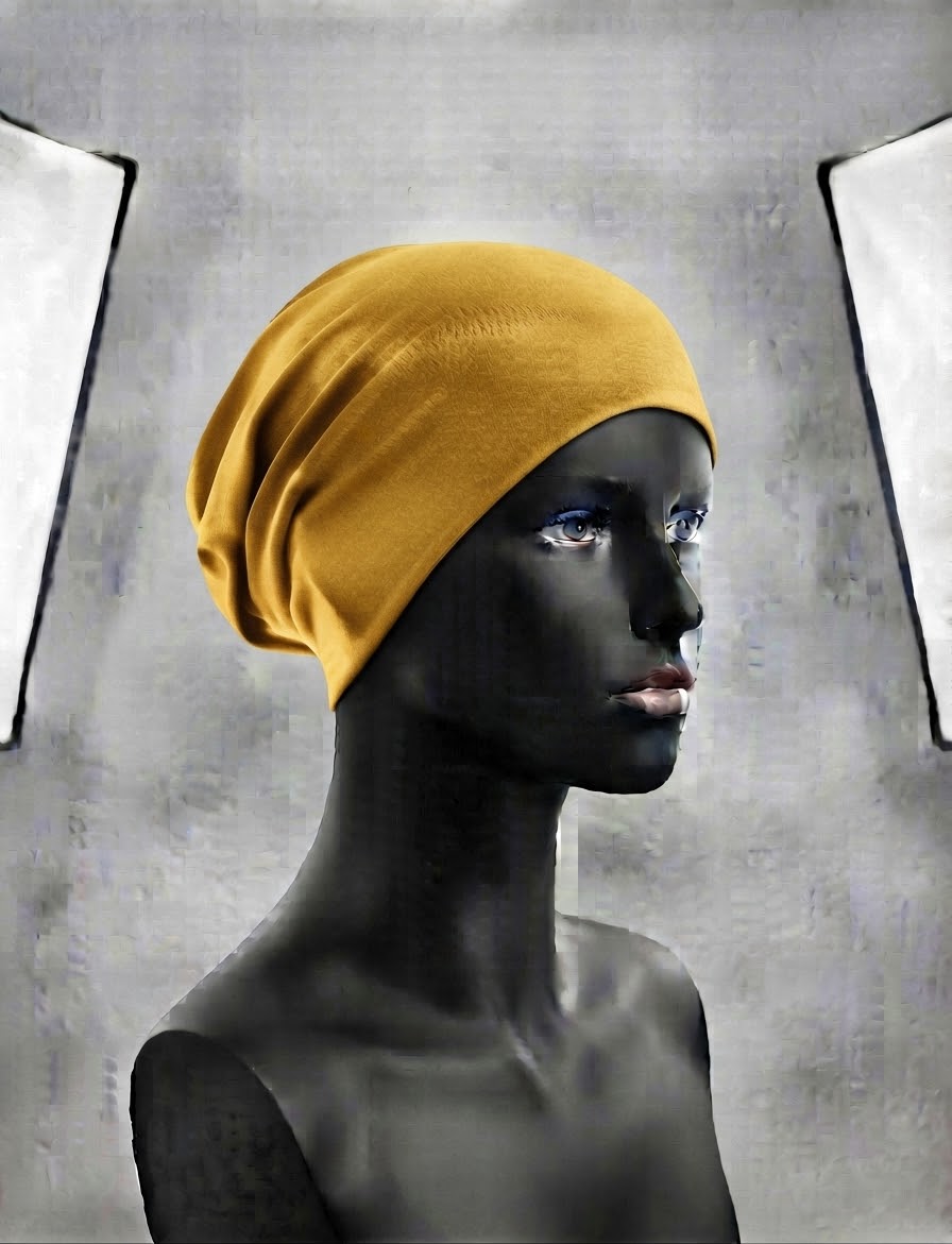 The Essential Stretch-Cotton Slouchy Undercap / Tube Bonnet