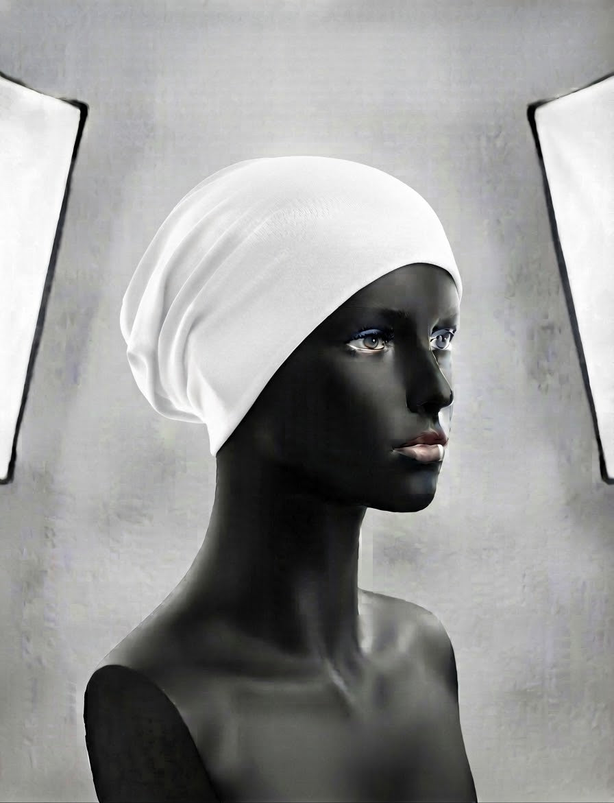 The Essential Stretch-Cotton Slouchy Undercap / Tube Bonnet