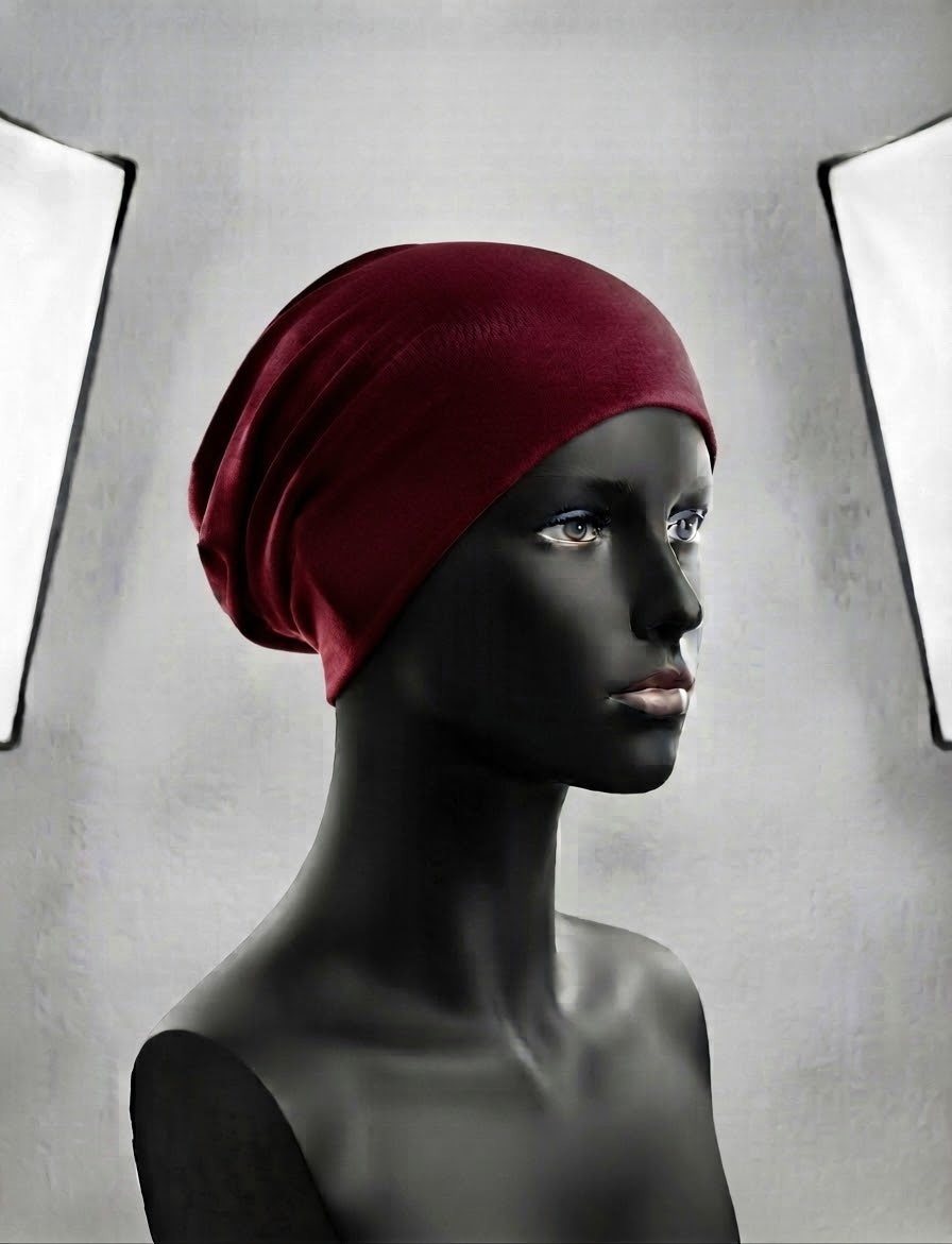 The Essential Stretch-Cotton Slouchy Undercap / Tube Bonnet