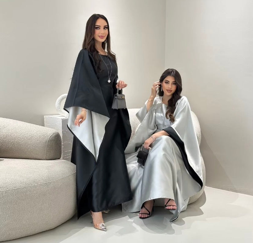 Butterfly Abaya Two-Tone